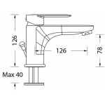 Walrus Viva WR-E143310XB-CC 面盆龍頭